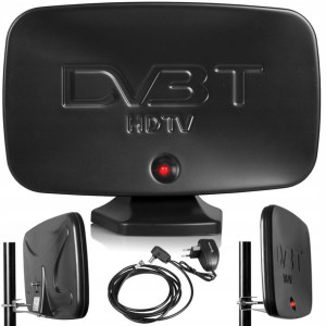 Polska Antena Tv Pokojowa Zewnętrzna Dvb-t + 73 Db