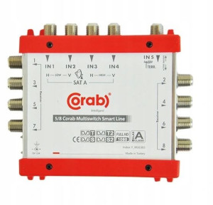 Multiswitch Corab 5/8 Dvb-t Tv Sat Smart Line