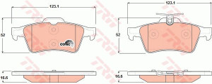 Klocki hamulcowe TRW GDB1621