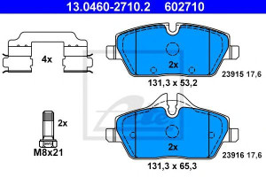 Klocki hamulcowe ATE 13.0460-2710 23915178