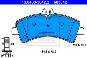 Klocki hamulcowe ATE 13.0460-3842 44208120