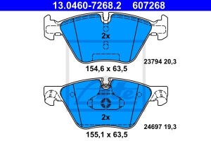 Klocki hamulcowe ATE 13.0460-7268 34116775310
