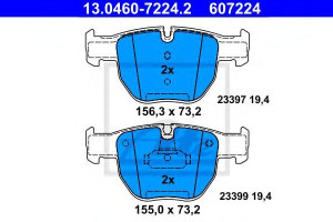 Klocki hamulcowe ATE 13.0460-7224 23397190