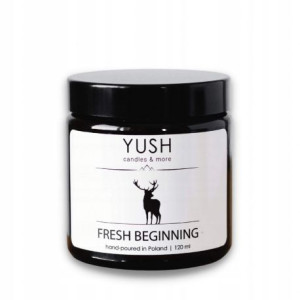 Yush Świeca zapachowa sojowa Fresh beginning vege 120 ml