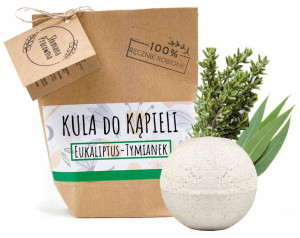 Kula do kąpieli Musująca Eukaliptus Tymianek 70g