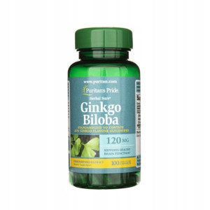 Puritan's Pride Miłorząb Ginkgo Biloba 120mg 100 kapsułek