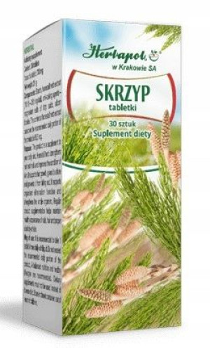 Herbapol Skrzyp wzrost włosów wypadanie 30 tabl