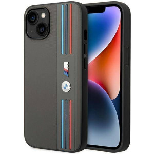 Oryginalne Etui Iphone 14 Bmw Tricolor M Collection Szare