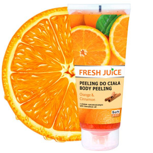 Fresh Juice peeling do ciała Pomarańcza & Cynamon 200ml