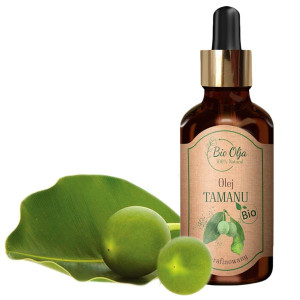 Bio Olja olej TAMANU nierafinowany do twarzy ciała na trądzik blizny 50ml