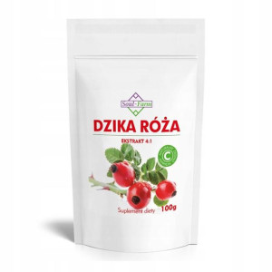 Dzika Róża Proszek Ekstrakt 16:1 100 G, Witamina C