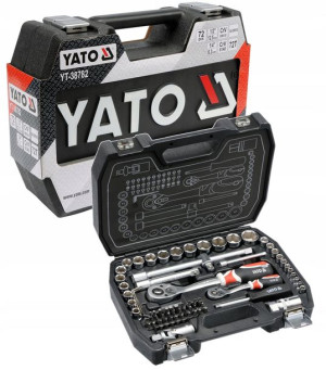 Zestaw kluczy nasadowych YATO YT-38782 72 elementy