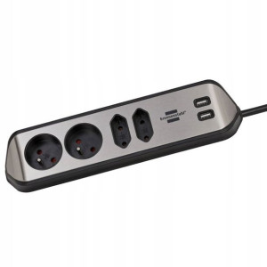 Listwa Zasilająca Narożna 4g 2xusb Brennenstuhl