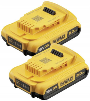 2x Akumulator Li-Ion 18 V 2,0 Ah DCB183 DeWALT