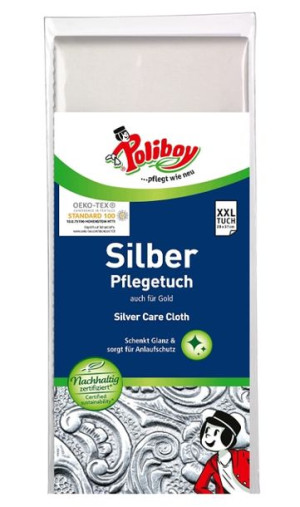 (DE) Poliboy, Ściereczka do pielęgnacji srebra, 1sztuka (PRODUKT Z NIEMIEC)