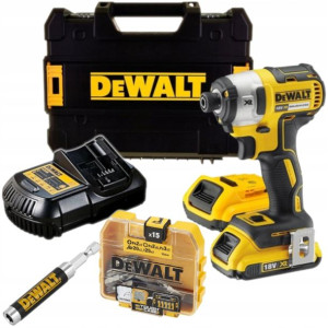 Zakrętarka Udarowa 18v 2x2ah Dcf887d2 Dewalt +bity