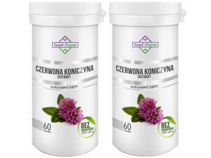 2x Czerwona Koniczyna Izoflawony, Razem 120 Kaps