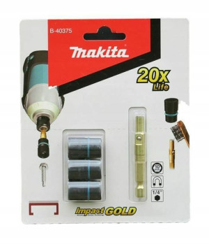 Zestaw Nasadek Udarowych 1/4'' 3szt B-40375 MAKITA