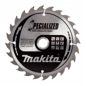 Tarcza Tnąca do Drewna 165x20 24Z B-09173 Makita