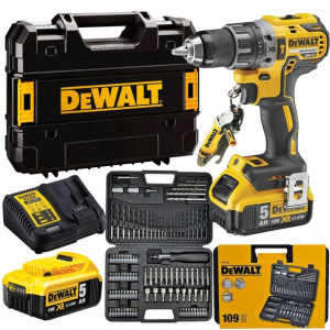 Zestaw DeWalt wkrętarka udarowa DCD796P2 + BITY