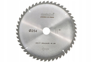 Tarcza do piły 254x2,4x30 48wz 628061000 Metabo