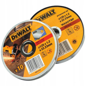 10 tarcz tnących 125mm DeWalt DT42340TZ