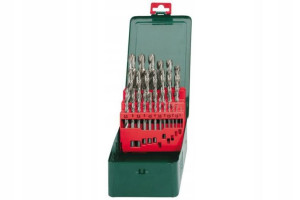 Metabo 25-częściowy zestaw wierteł do metalu HSS-G