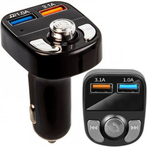 Transmiter Samochodowy Fm Mp3 Ladowarka Usb 3.1+1a