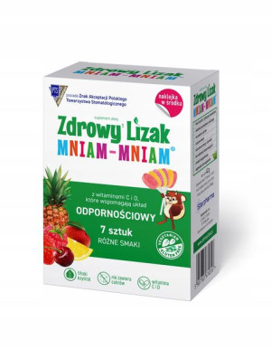 Mniam Mniam Zdrowy Lizak Odpornościowy 7 lizaków