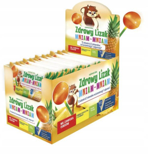 Zdrowy lizak ananas Starpharma Mniam-Mniam 40 szt.