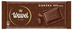 WAWEL Czekoloada GORZKA 70% Tabliczka 90g