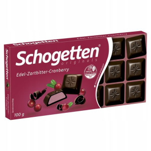 Schogetten CZEKOLADA GORZKA ŻURAWINA Cramberr 100g