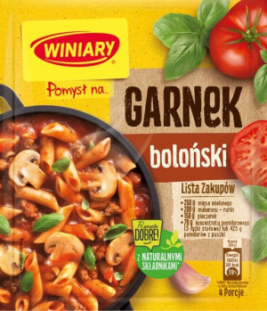 WINIARY Pomysł Na BOLOŃSKI GARNEK Obiad 45g