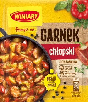 WINIARY Pomysł Na CHŁOPSKI GARNEK Obiad 45g