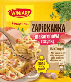 Winiary Pomysł Na Zapiekanka Makaron Z Szynką 35g