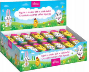 Batoniki ZAJĄCZKI WIELKANOC Toffi Figurki 42x 30g