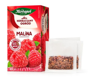 HERBATA Owocowa Herbapol MALINA 20 Torebek 54g