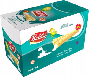 Rurki BALILA Kukurydziane MLECZNE Bez Glute 48x18g