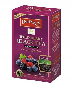 Herbata Liściasta IMPRA WILD BERRY Czarna 100g