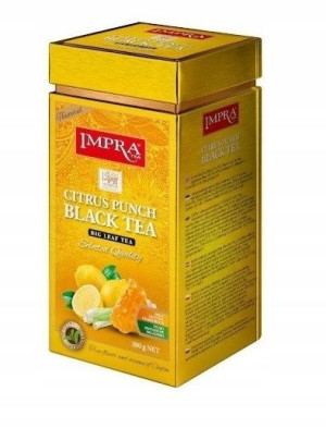Herbata Czarna IMPRA CITRUS PUNCH Liść Puszka 200g
