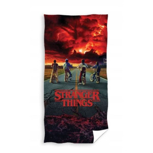 Ręcznik bawełniany frota 70x140 Stranger Things