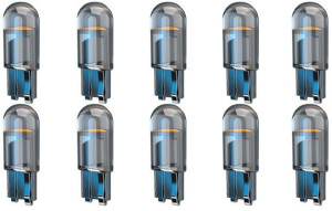 Żarówka Led W5w Krystaliczna T10 Sphere Cob 10szt
