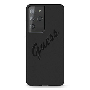 Oryginalne Etui Samsung Galaxy S21 Ultra Guess Hardcase Script Vintage