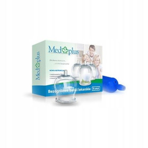 Med Plus Bańki bezogniowe z pompką 8szt