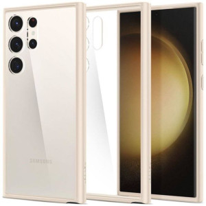 Etui Samsung Galaxy S23 Ultra Spigen Ultra Hybrid Crystal Sand Beige