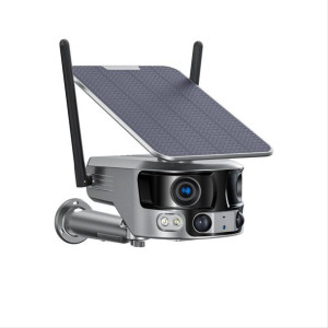 Kamera 4g Lte Solarna 8mpx 4k 180° 18000mah Fish Eye Led