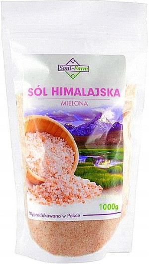 Sól himalajska Soul-Farm mielona 1000 g