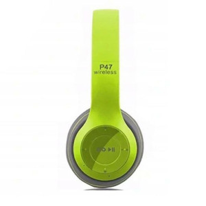 Słuchawki Bezprzewodowe Bluetooth Mikrofon Mp3 Zielone