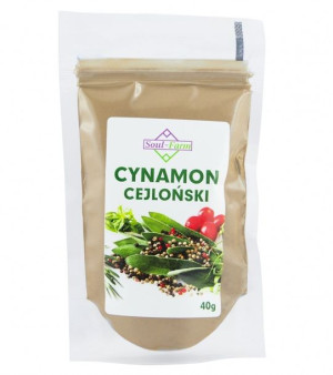 Cynamon Cejloński mielony przyprawa Soul-Farm 40 g