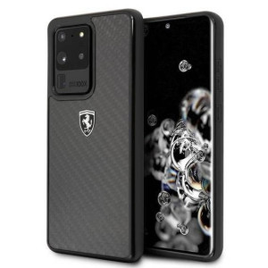 Oryginalne Etui Samsung Galaxy S20 Ultra Ferrari Hardcase Carbon Heritage